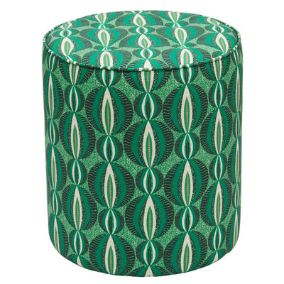 Leaf Copper Pink Floor Poufs