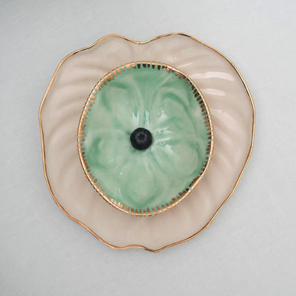 Gold Salad Plates Set 2