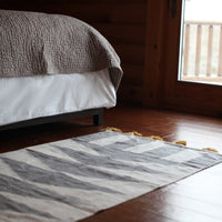 Gray Rug - Washable Cotton