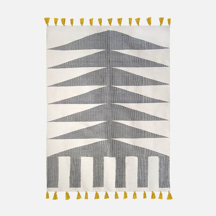 Gray Rug - Washable Cotton