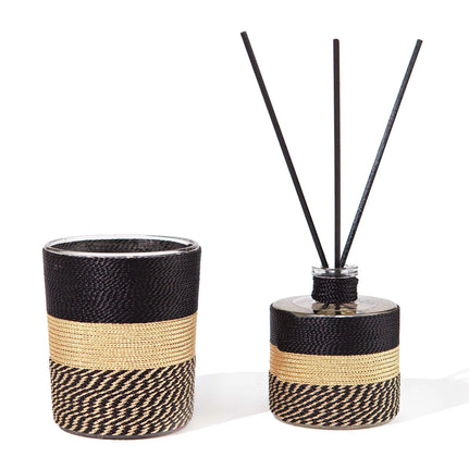 Jasmine Designer Candles, Diffuser 2 Set
