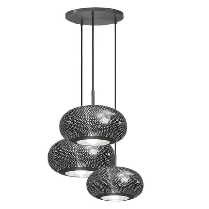 Lila Black Large Unique Chandelier