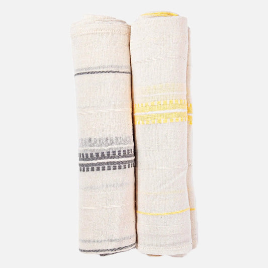 Muslin Blankets Baby Set 2 - Lali Gray Yellow