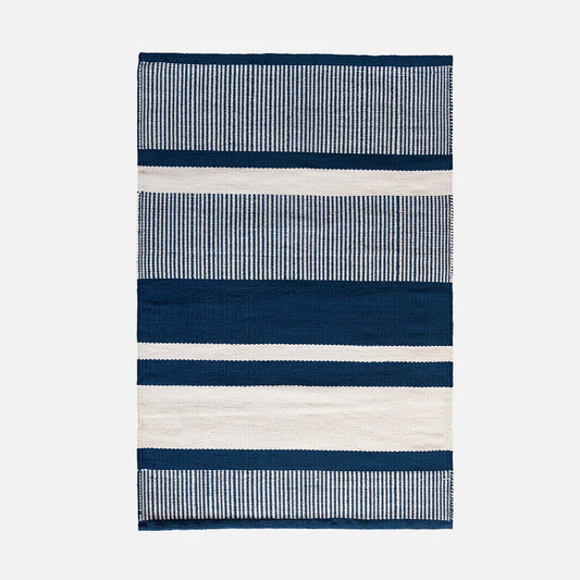 Navy Blue Bath Mat - Cotton