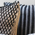 Nayali Black and White Lumbar Pillow