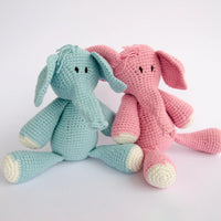 Ndlovu Blue Hand Crochet Elephant Toy