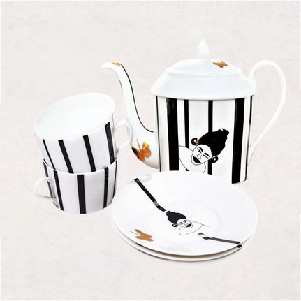 Nguka Limoges Tea Set 5 pc