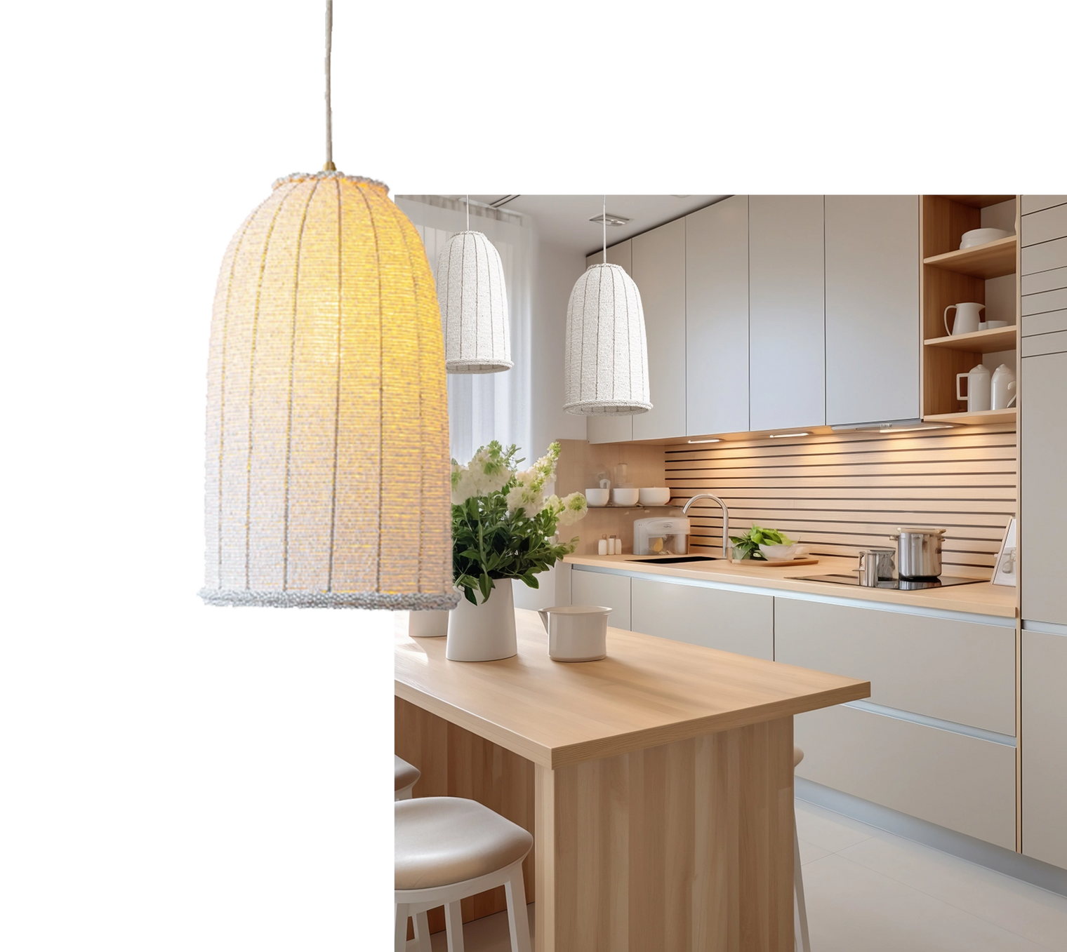 Green Modern Kitchen Island Lighting