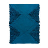 Teal and Blue Rug - Tufted Wool
