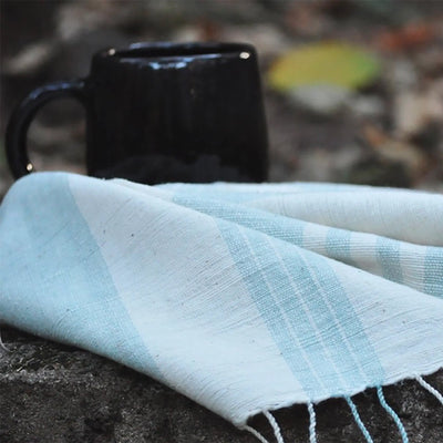 Sabana Blue Hand Towel Set 2