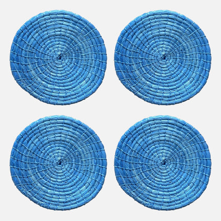 Sky Blue Designer Coasters 4 Set