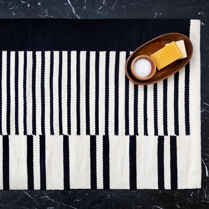 Black Bath Rug - Cotton