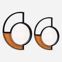 Statement Wall Mirror - Yellow Cord