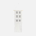 White Textured Wall Art - Triangles