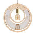 Woven Ring Globe Ceiling Light