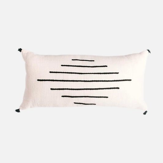Zazi Cream Lumbar Pillow